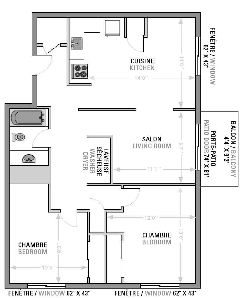 Appartement SteFoy Place Rougemont 757 406 4½